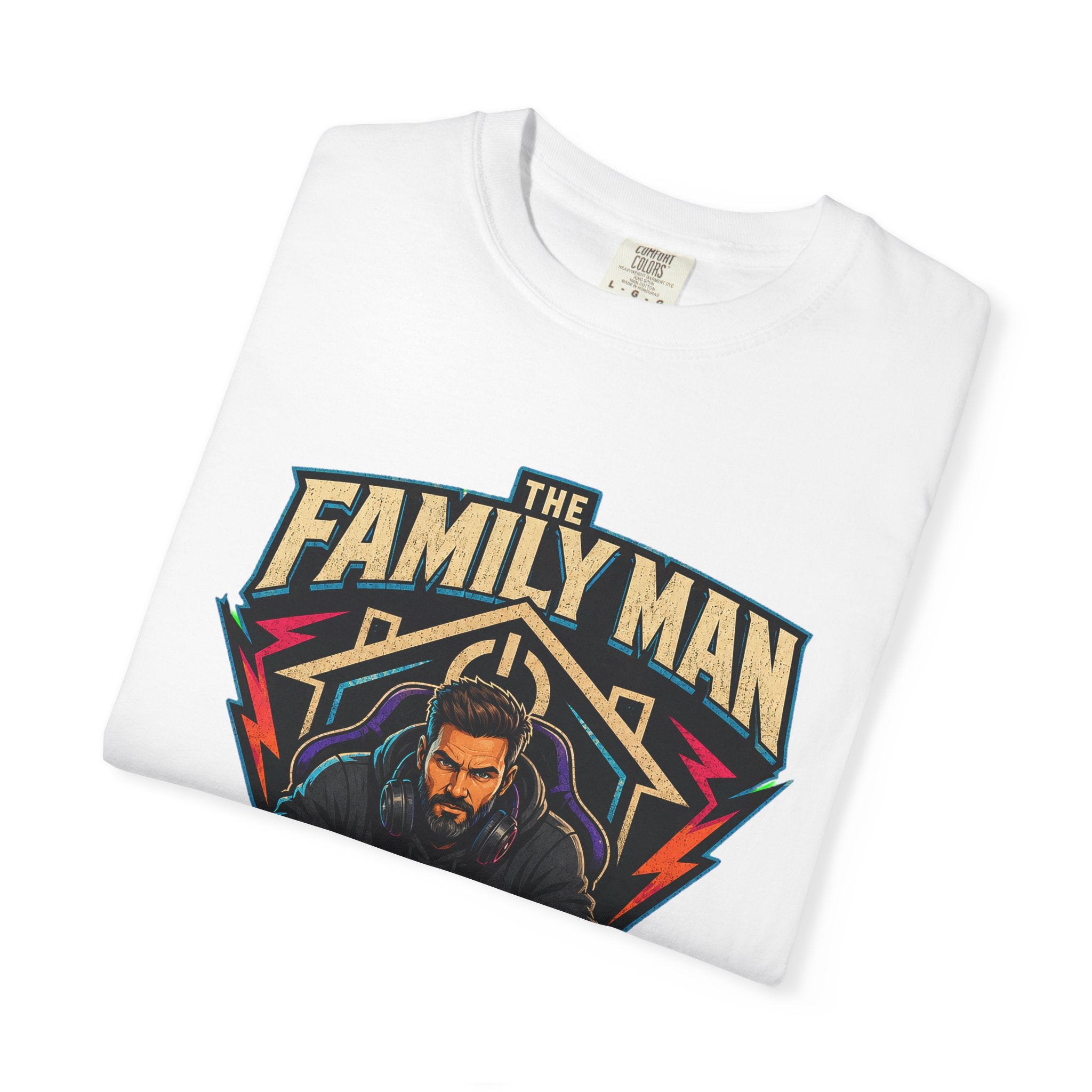 Gamer Dad T-Shirt — "The Family Man Gamer" Graphic Tee