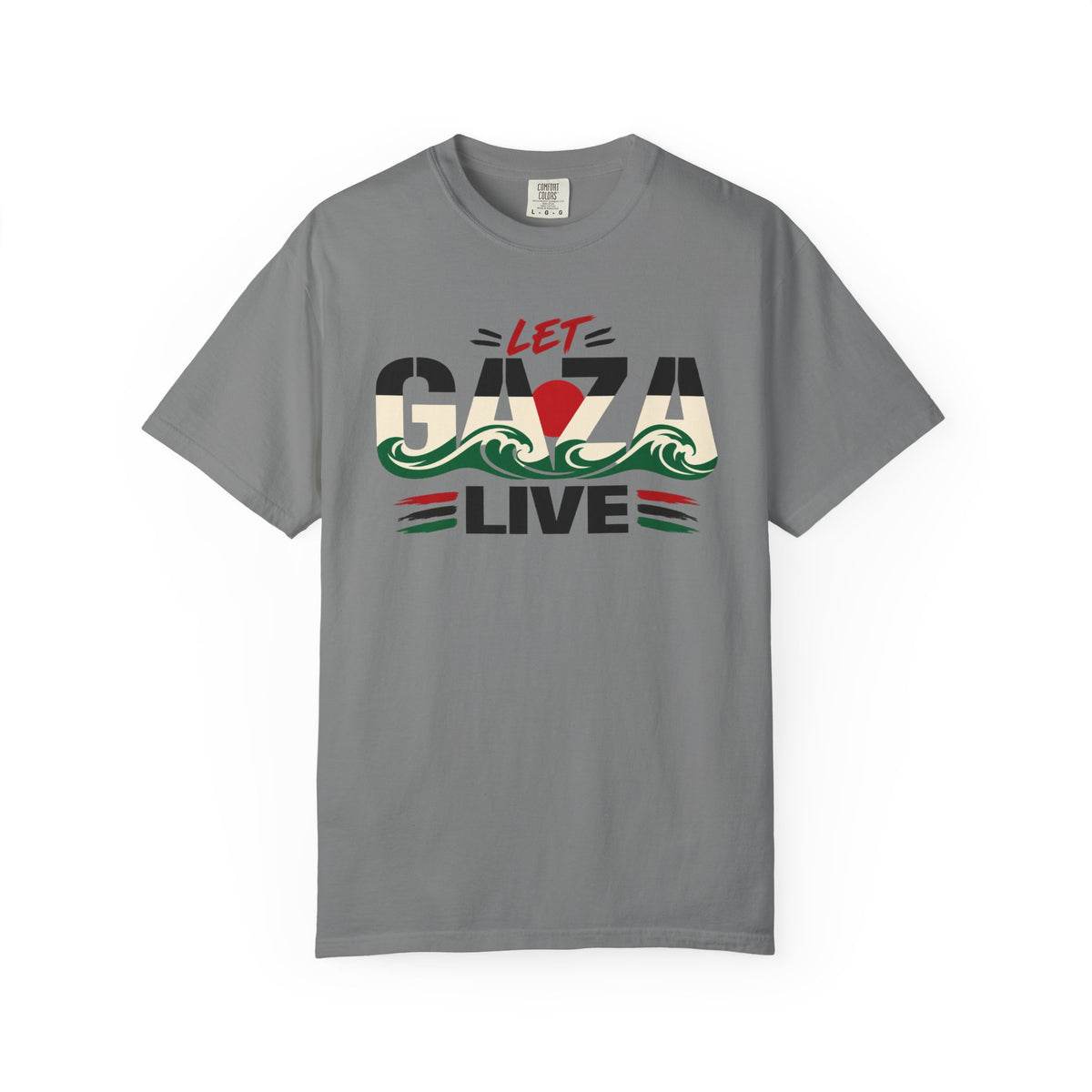 Let Gaza Live T-Shirt — Palestine Support Graphic Tee
