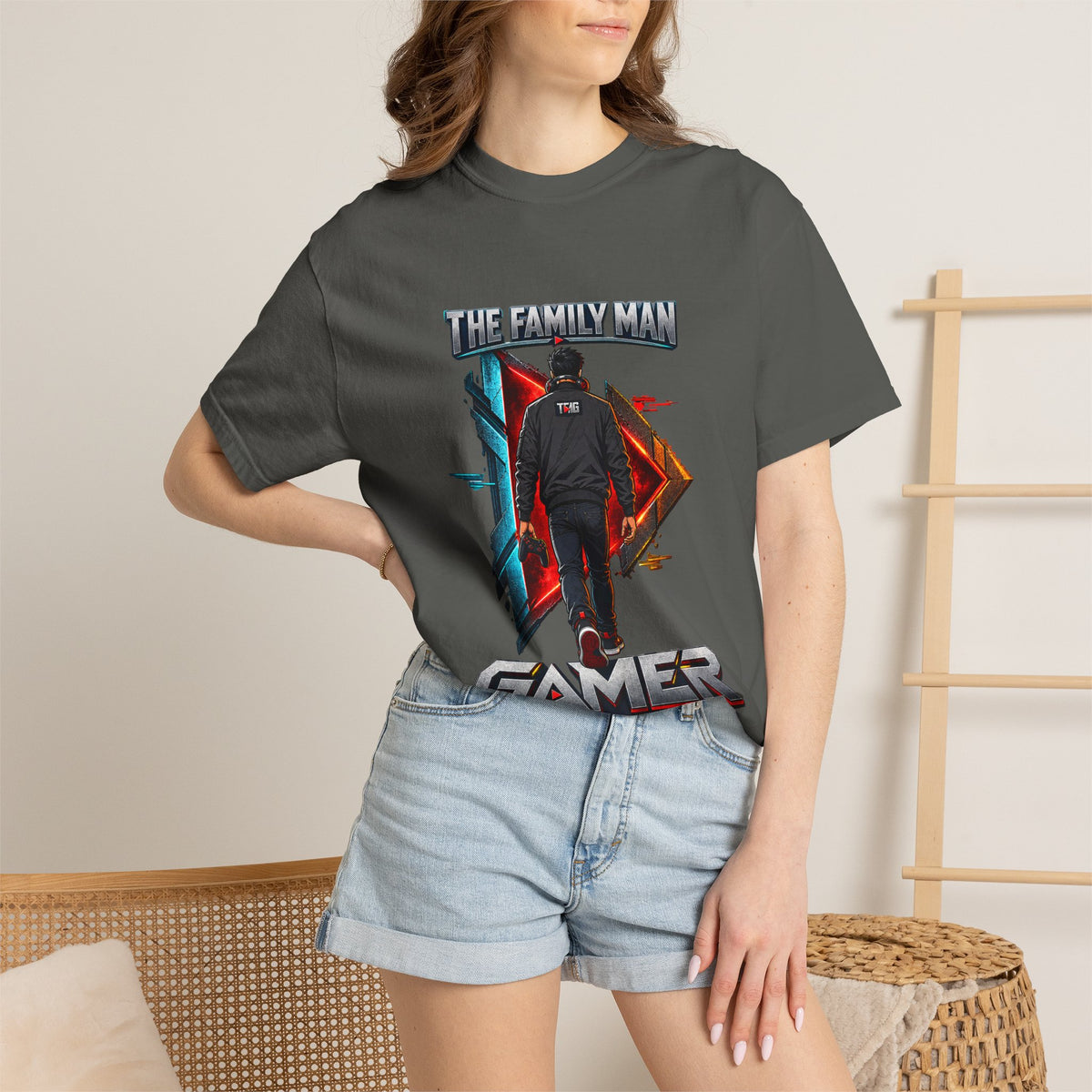 Gamer 'The Family Man' Graphic T‑Shirt