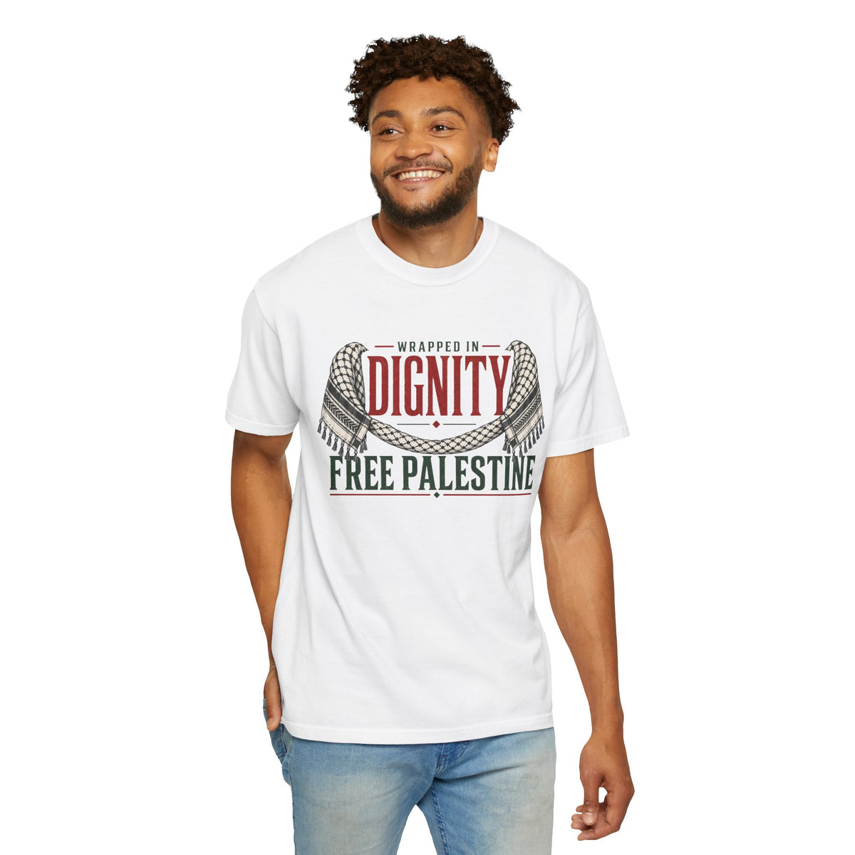Wrapped in Dignity "Free Palestine" T-Shirt - UNISEX Tee