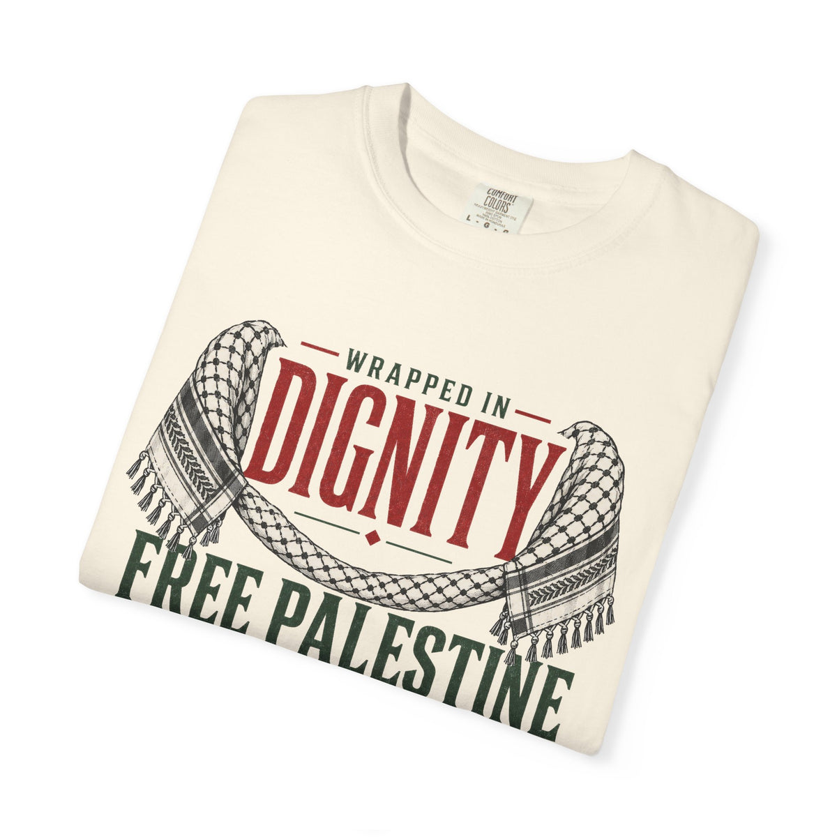 Wrapped in Dignity "Free Palestine" T-Shirt - UNISEX Tee