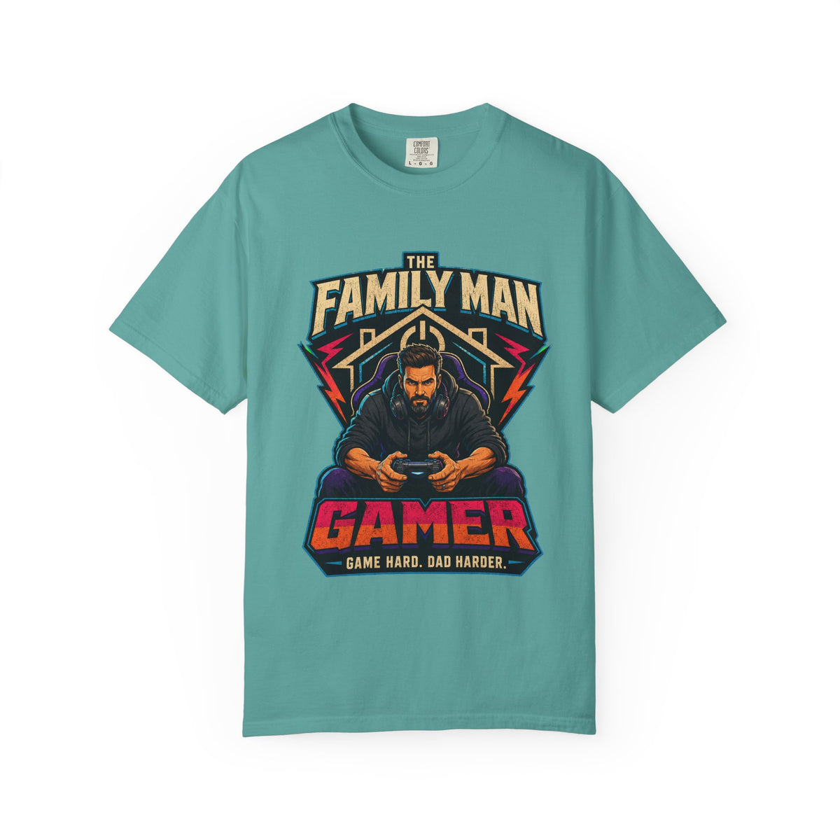 T-shirt Papa Gamer — T-shirt graphique "Le Gamer père de famille"